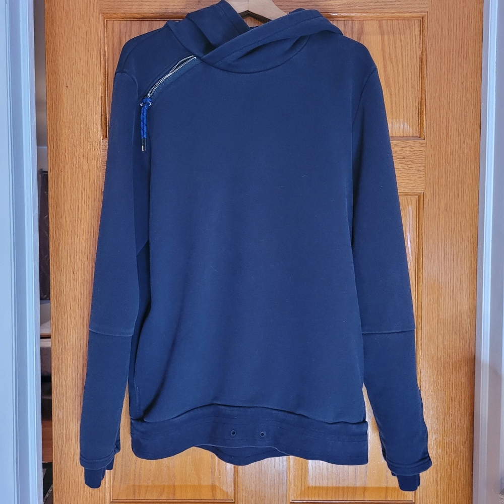 Scotch & Soda Amsterdam Couture UNIQUE Hoodie with zippers! Navy - XL